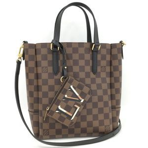 Louis Vuitton Belmont NV BB Tote Bag Damier Ebene Brown
